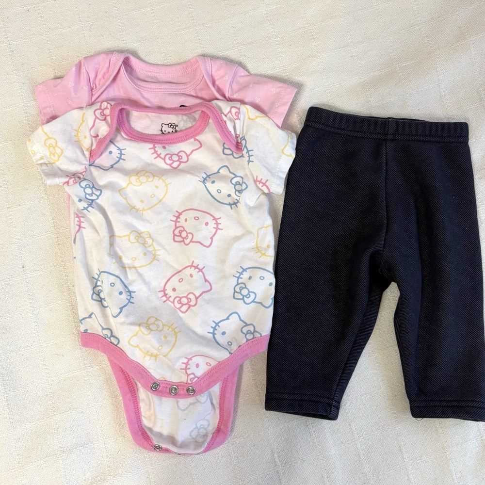 Hello Kitty Bodysuits set